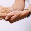 holding hands